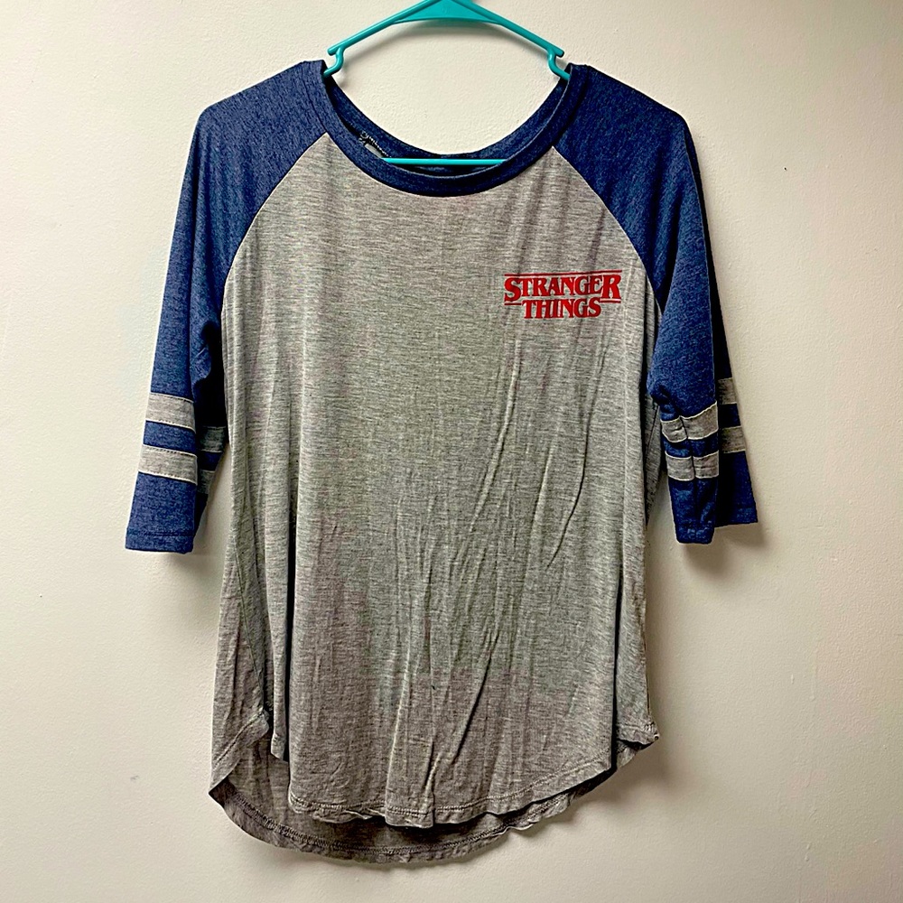 Stranger Things 3/4 Sleeve Graphic T-Shirt Netflix